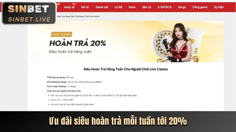 Hoàn trả không giới hạn tại 123b